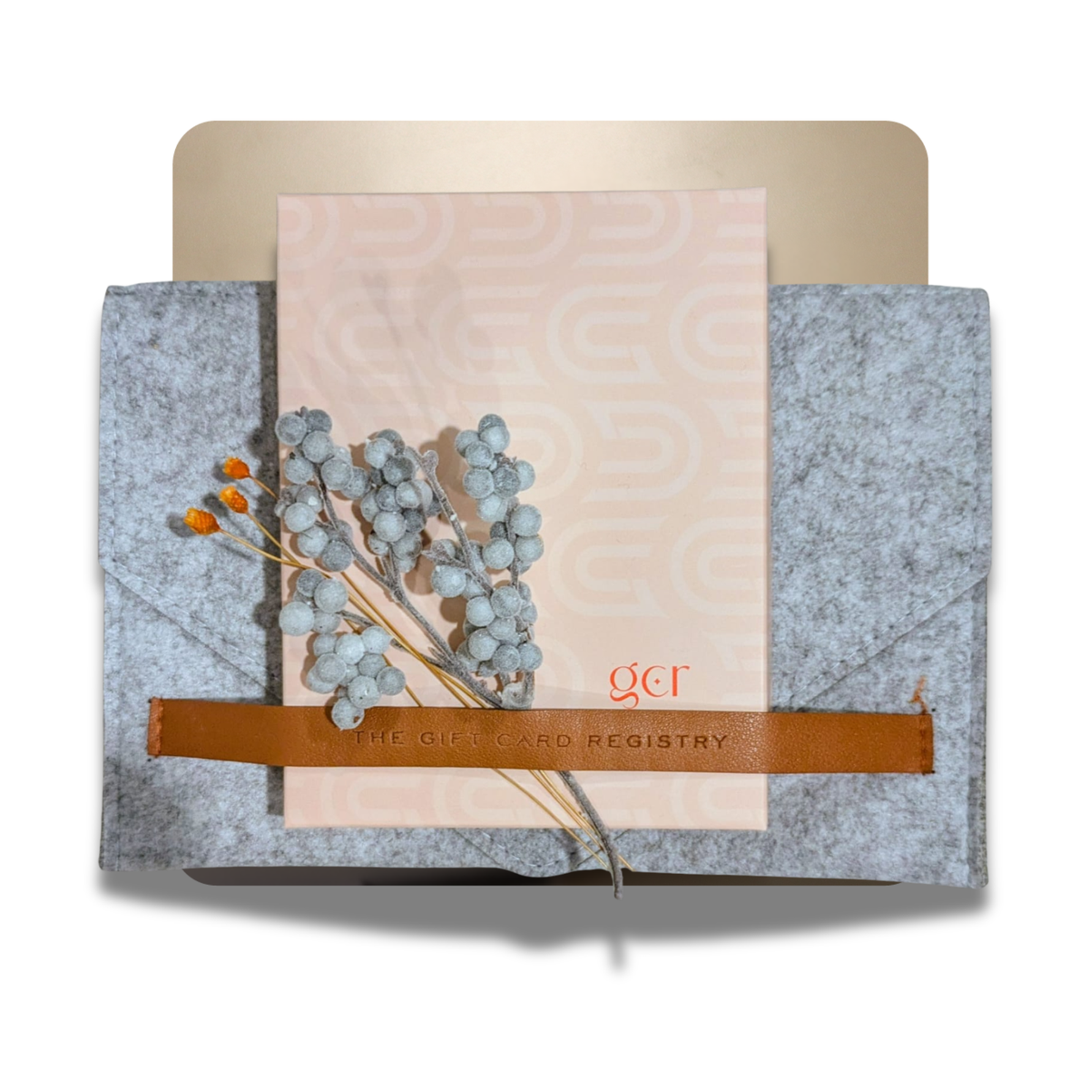 Gift Card Registry card in The Classic black gift box