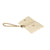 Cream mini purse with chain