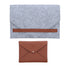 Felt Clutch | Leather Envelope