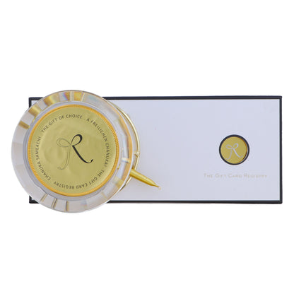 Lucite Chanukah Gift